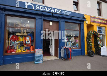 Das Wasser, Tobermory, Isle of Mull Schottland. Stockfoto