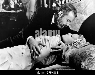 Fernando Rey, Silvia Pinal, am Set des Spanisch-mexikanischen Films Viridiana, Films Sans, 1961 Stockfoto