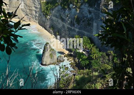 Diamond Beach, Nusa Penida, Indonesien Stockfoto