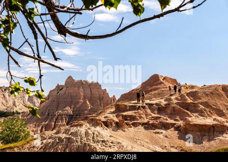 Badlands National Park; South Dakota; USA Stockfoto
