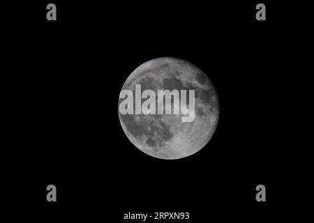 Super Blue Moon Stockfoto