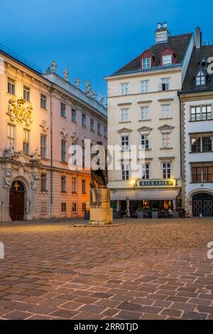 Judenplatz, Wien, Österreich Stockfoto