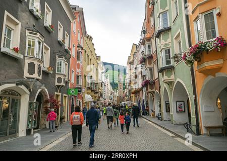 Vipiteno, Südtirol, Italien Straße Stadt Sommer Stockfoto