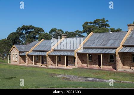 Geschäftsgebäude in Headland Park, Mosman, Sydney, Australien. Der Headland Park besteht aus drei Bezirken mit Blick auf Sydney Harbour-Chowder Bay/GE Stockfoto