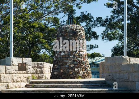 Headland Park, Mosman besteht aus drei Bezirken mit Blick auf Sydney Harbour-Chowder Bay/Georges Heights und Middle Head. Ehemals Standort von 6 D Stockfoto