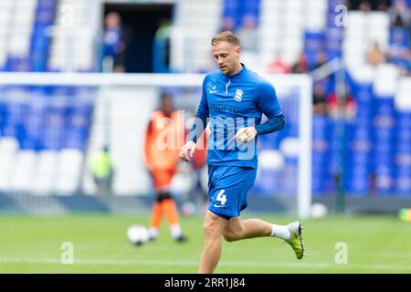 Marc Roberts aus Birmingham erwärmt sich vor dem Spiel der Sky Bet Championship zwischen Birmingham City und Millwall in St Andrews, Birmingham am Samstag, den 2. September 2023. (Foto von Gustavo Pantano/MI News/NurPhoto) Credit: NurPhoto SRL/Alamy Live News Stockfoto