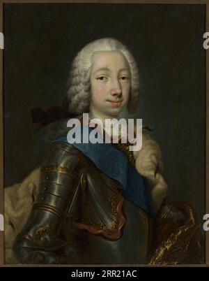 Porträt von Prinz Peter Fjodorowitsch (Peter III., Zar von Russland, 1761) um 1748 von Georg Cristoph Grooth Stockfoto