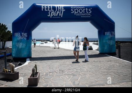 Lanzarote Summer Challenge, Internationale Crossfit-Meisterschaft in Lanzarote, Spanien. Diese Meisterschaft erhielt 2022 die Distinguished Tour Stockfoto