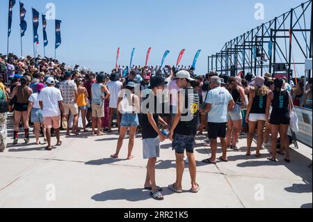 Lanzarote Summer Challenge, Internationale Crossfit-Meisterschaft in Lanzarote, Spanien. Diese Meisterschaft erhielt 2022 die Distinguished Tour Stockfoto