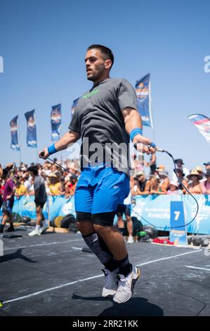 Lanzarote Summer Challenge, Internationale Crossfit-Meisterschaft in Lanzarote, Spanien. Diese Meisterschaft erhielt 2022 die Distinguished Tour Stockfoto