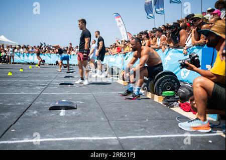 Lanzarote Summer Challenge, Internationale Crossfit-Meisterschaft in Lanzarote, Spanien. Diese Meisterschaft erhielt 2022 die Distinguished Tour Stockfoto