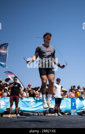 Lanzarote Summer Challenge, Internationale Crossfit-Meisterschaft in Lanzarote, Spanien. Diese Meisterschaft erhielt 2022 die Distinguished Tour Stockfoto