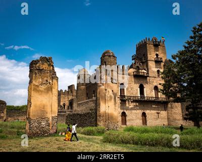 Fasilidas Palace, Gondar, Amhara Region, Äthiopien Stockfoto