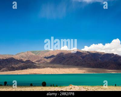 Orto Tokoy Reservoir, Kirgisistan Stockfoto