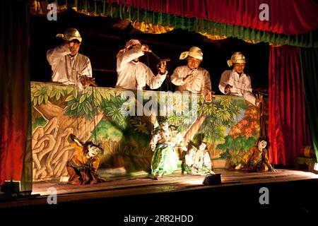 Marionettentheater, Bagan, Mandalay Division, Myanmar, Birma Stockfoto