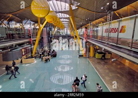 Flughafen Adolfo Suarez Madrid-Barajas, Spanien Stockfoto