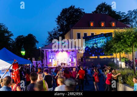 Night of Science and Business 2022. Die Freiberger Nacht der Wissenschaft und Wirtschaft ist ein gemeinsames Projekt der TU Bergakademie Freiberg und der Stadt Freiberg Stockfoto