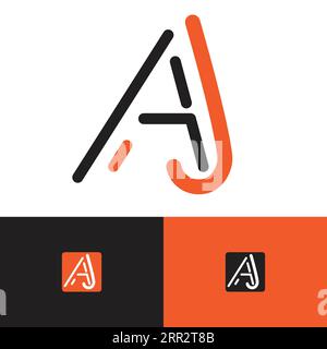 Einfacher Buchstabe Eine Logo-Vektorvorlage Stock Vektor