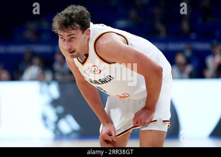 Manila, Philippinen. September 2023. Basketball: WM, Deutschland - Lettland, K.-o.-Runde, Viertelfinale. Franz Wagner aus Deutschland. Quelle: Matthias Stickel/dpa/Alamy Live News Stockfoto