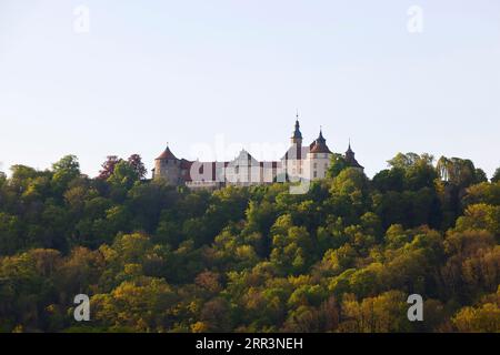 Die Burg Langenburg in Langenburg, Hohenlohe Region, Baden-Württemberg, Deutschland, Europa. Stockfoto