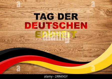 Tag der Deutschen Einheit. oktober. Kreativer Hintergrund. Stockfoto