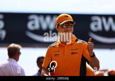 Monza, Italien. September 2023. MONZA, Italien, 3. September 2023; #81 Oscar PIASTRI, aus, McLaren F1 Team, Parco di Monza, Autodromo, Formel 1, F1, großer Preis von Italien, GP d'Italie, Motorsport, Formel1, Honorarpflichtiges Foto, gebührenpflichtiges Bild, Copyright © Jun QIAN/ATP Images (QIAN Jun/ATP/SPP) Credit: SPP Sport Press Photo. Alamy Live News Stockfoto