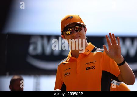 Monza, Italien. September 2023. MONZA, Italien, 3. September 2023; #81 Oscar PIASTRI, aus, McLaren F1 Team, Parco di Monza, Autodromo, Formel 1, F1, großer Preis von Italien, GP d'Italie, Motorsport, Formel1, Honorarpflichtiges Foto, gebührenpflichtiges Bild, Copyright © Jun QIAN/ATP Images (QIAN Jun/ATP/SPP) Credit: SPP Sport Press Photo. Alamy Live News Stockfoto