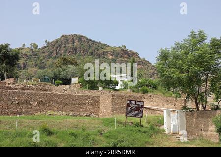 Antike Stadt Bazira in der pakistanischen Provinz Khyber Pakhtunkhwa Stockfoto