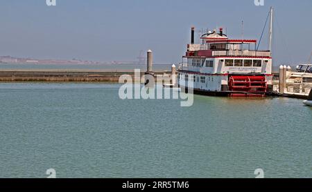 Spirit of Sacramento Flussboot am Oyster Point in South San Francisco, Kalifornien Stockfoto