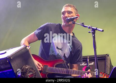 Edinburgh, Großbritannien. September 2023. Torf und Diesel treten am Sonntag, den 3. September 2023, Live auf dem Edge Festival im Lilliardsedge Holiday Park & Golf Course auf. Credit: Alan Rennie/Alamy Live News Stockfoto