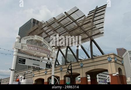 Die Underground Atlanta Georgia Stockfoto