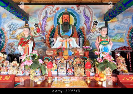 Hohhot City - 6. Februar: gott des Reichtums Skulptur im Säugetiertempel, am 6. Februar 2015, Hohhot City, Innere Mongolei autonome Region, China Stockfoto