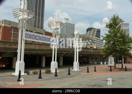 Die Underground Atlanta Georgia Stockfoto