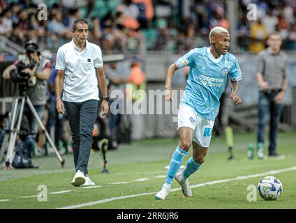 Salvador, Brasilien. September 2023. Salvador - BA: 06/09/2023 . Trainer Renato Paiva tritt am Mittwoch (6) von Esporte Clube Bahia zurück. Insgesamt gab es 51 Spiele, mit 20 Triumphen, 15 Unentschieden und 16 Niederlagen &#x2013; 49% Erfolg &#x2013;, zusätzlich zum Staatstitel im April. Foto: Jhony Pinho Kredit: AGIF/Alamy Live News Stockfoto