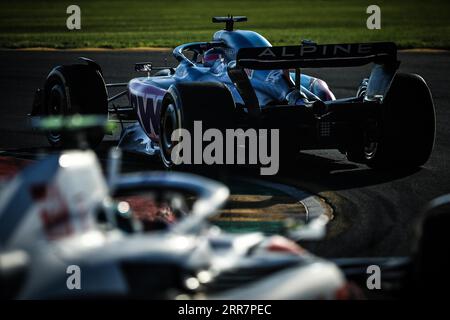 MELBOURNE, AUSTRALIA, APRIL 10: Fernando Alonso of Alpine at the 2022 Australian Formula 1 Grand Prix on 10th April 2022 Stock Photo