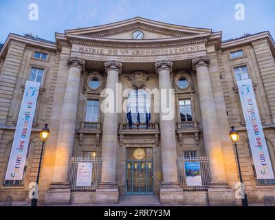 Mairie du 5e Arrondissement, Regierungsgebäude Paris, Rathaus, Paris, Frankreich, Europa, EU. Stockfoto