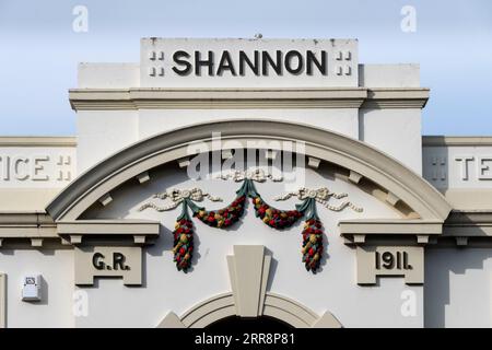 Old Post Office Building, Shannon, Horowhenever, North Island, Neuseeland Stockfoto