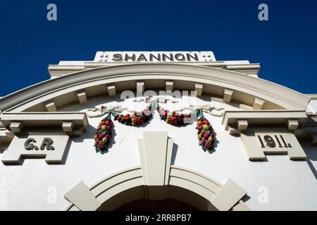 Old Post Office Building, Shannon, Horowhenever, North Island, Neuseeland Stockfoto