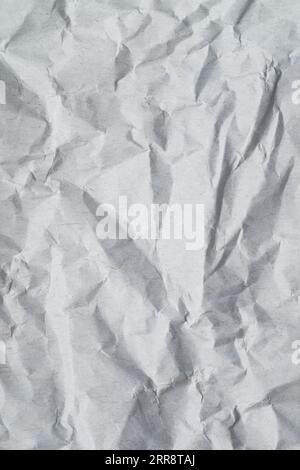 Zerknitterte Papierstruktur für abstrakten Hintergrund Stockfoto