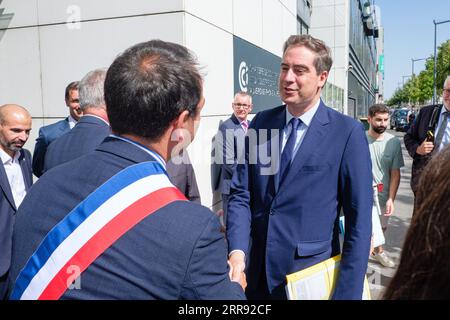 Olivier Becht, Minister Delegierter beim Minister für Europa und auswärtige Angelegenheiten, zuständig für Außenhandel, Attraktivität und Frankreich A Stockfoto