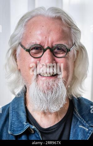 Billy Connolly fotografierte nach einem Interview mit der Press Association im Westbury Mayfair Hotel, London, Vereinigtes Königreich. 29. Juli 2019 Stockfoto