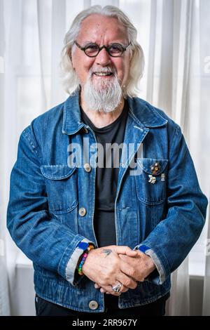 Billy Connolly fotografierte nach einem Interview mit der Press Association im Westbury Mayfair Hotel, London, Vereinigtes Königreich. 29. Juli 2019 Stockfoto