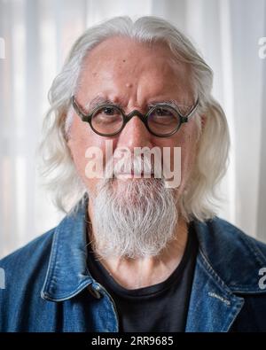 Billy Connolly fotografierte nach einem Interview mit der Press Association im Westbury Mayfair Hotel, London, Vereinigtes Königreich. 29. Juli 2019 Stockfoto