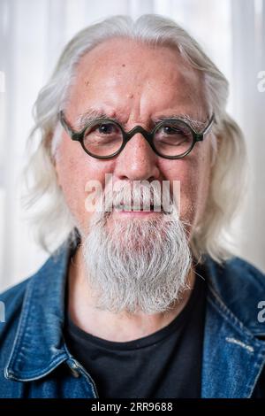 Billy Connolly fotografierte nach einem Interview mit der Press Association im Westbury Mayfair Hotel, London, Vereinigtes Königreich. 29. Juli 2019 Stockfoto