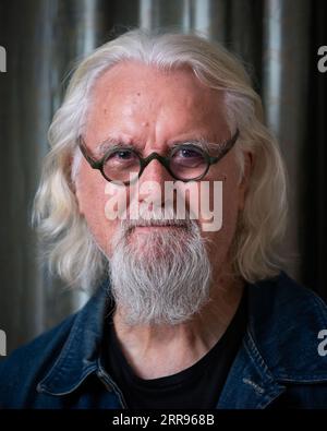 Billy Connolly fotografierte nach einem Interview mit der Press Association im Westbury Mayfair Hotel, London, Vereinigtes Königreich. 29. Juli 2019 Stockfoto