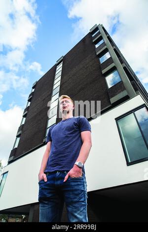 Ben Mee fotografierte in Manchester Stockfoto