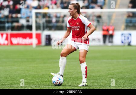 Arsenale Nr. 13 Lia Wälti während des Mittwochspiels zwischen Arsenal WFC und Linköping FC in der UEFA Women's Champions League, Ligapfad Runde 1 in der Linköping Arena, Linköping, Schweden. Stockfoto