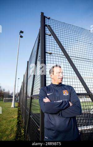 Justin Edinburgh fotografierte 2017 in Northampton Stockfoto