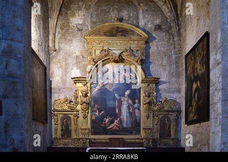 Kapelle von Louis d'Anjou, oder Louis von Anjou, in Kirche oder Basilika von Maria Magdalene Saint-Maximin-la-Sainte-Baume (1295-1532) Var Provence Frankreich Stockfoto