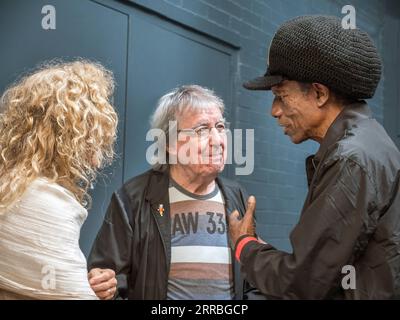 Anlässlich der Enthüllung von Eddy Grants Pest auf dem „Music Walk of Fame“ in Camden Town. Eine Veranstaltung im Forge Camden.“ Ein Nachmittag mit Eddy' Stockfoto